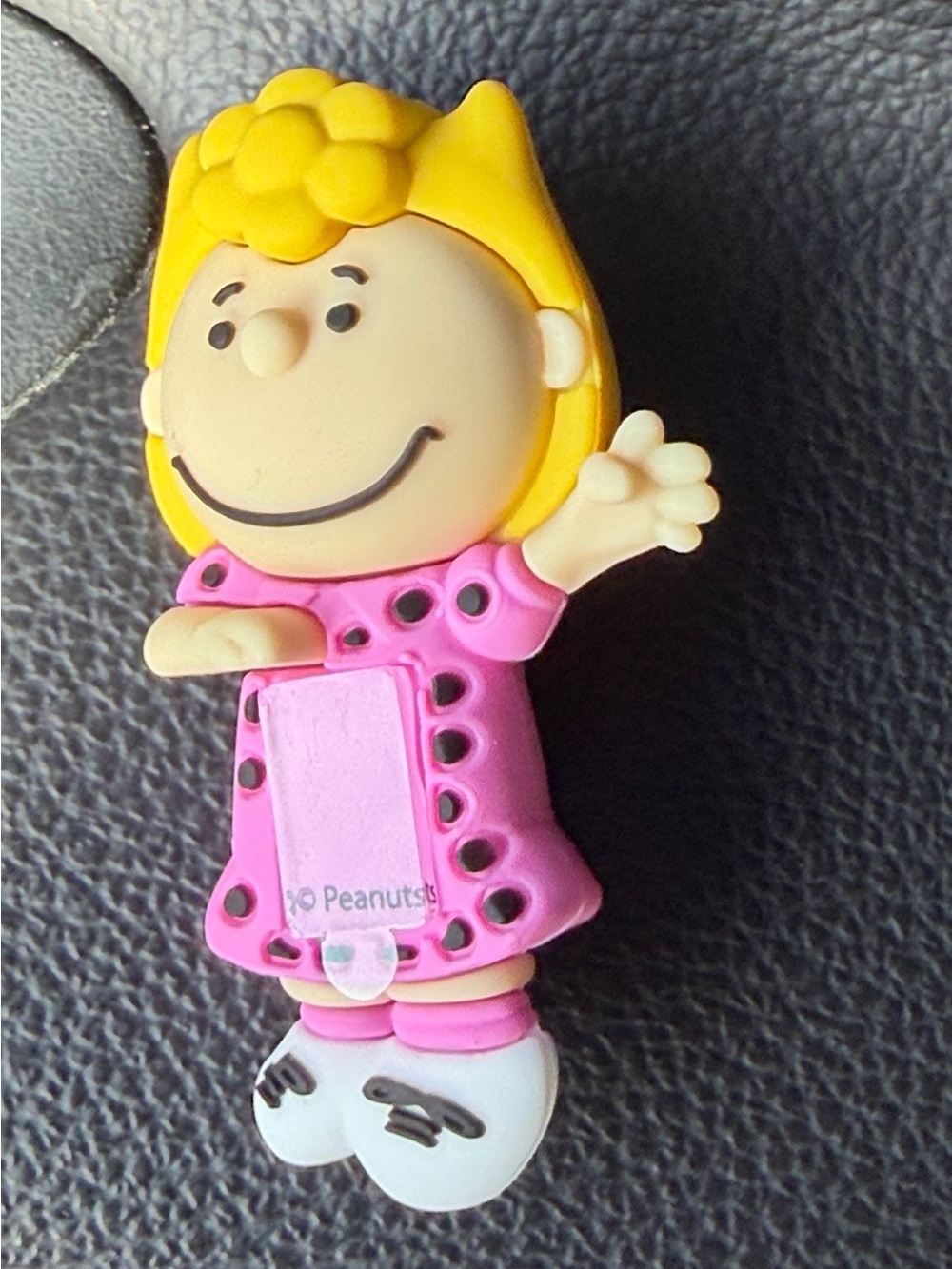 Peanuts Yellow & Pink Cartoon Character Phone Dust Plug